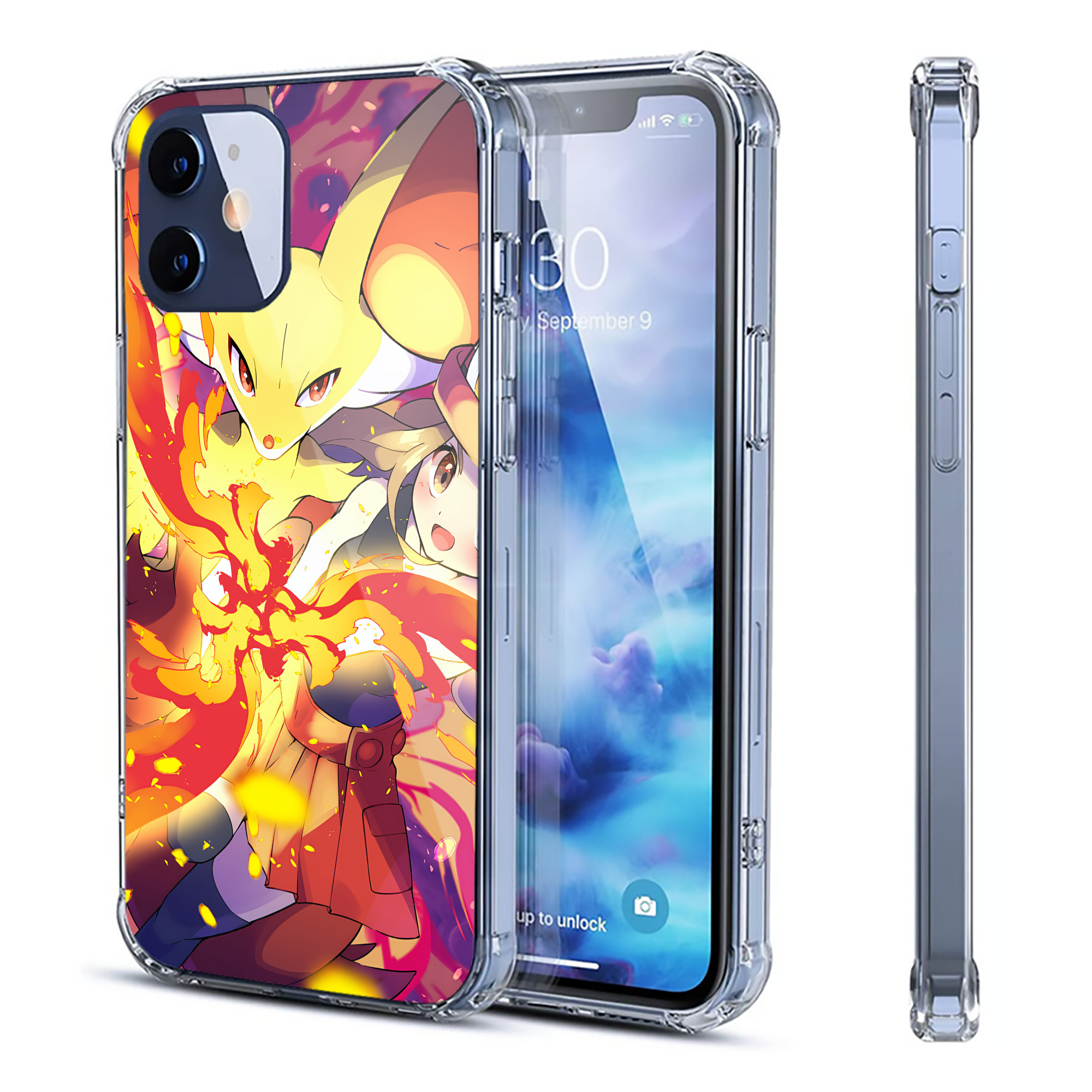 （画像用） ポケットモンスター Pokémon 【iPhone 12シリーズ対応】透明スマホケース（クリアソフトケース）